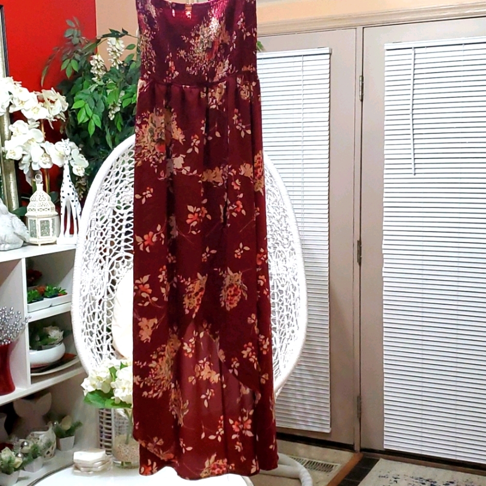 Rue21 High-Low casual Strapless dress Sz.M